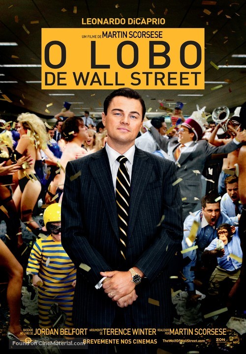 The Wolf of Wall Street - Portuguese Movie Poster