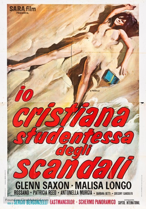 Io Cristiana, studentessa degli scandali - Italian Movie Poster