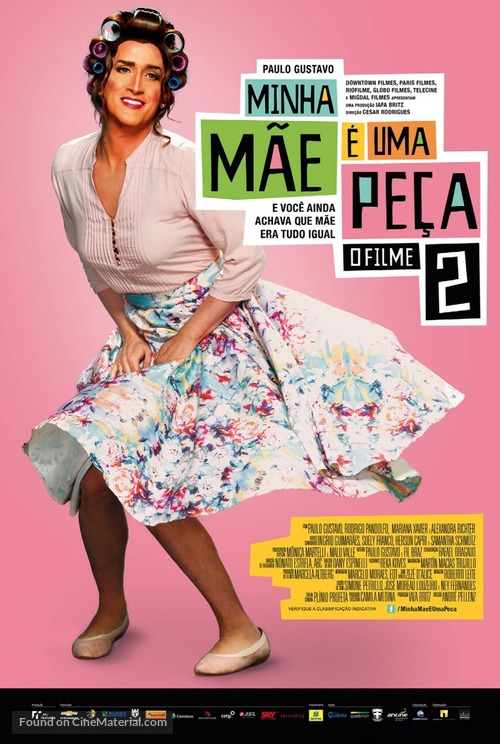 Minha M&atilde;e &eacute; uma Pe&ccedil;a 2: O Filme - Brazilian Movie Poster
