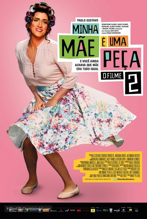 Minha M&atilde;e &eacute; uma Pe&ccedil;a 2: O Filme - Brazilian Movie Poster