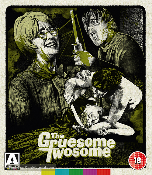 The Gruesome Twosome - British Blu-Ray movie cover