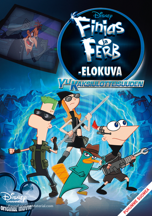 Phineas and Ferb: Across the Second Dimension - Finnish DVD movie cover