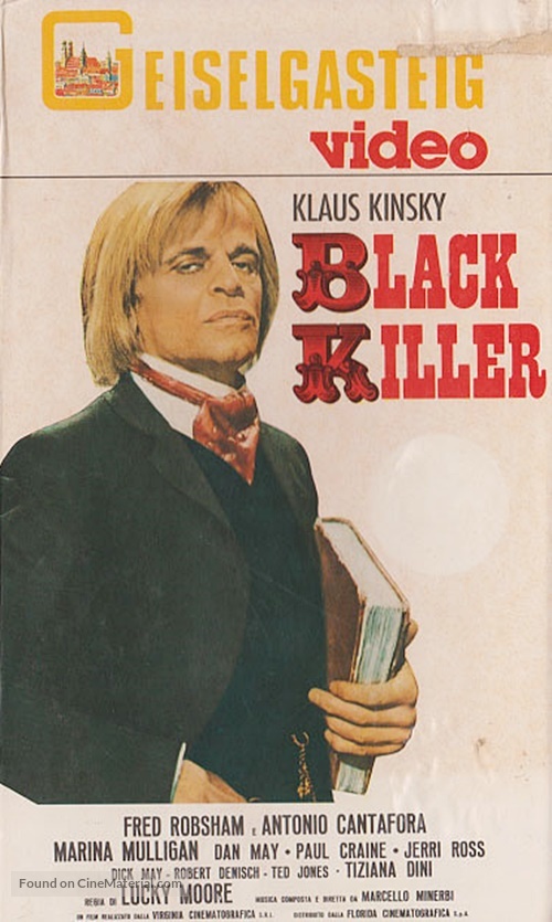 Black Killer - German VHS movie cover