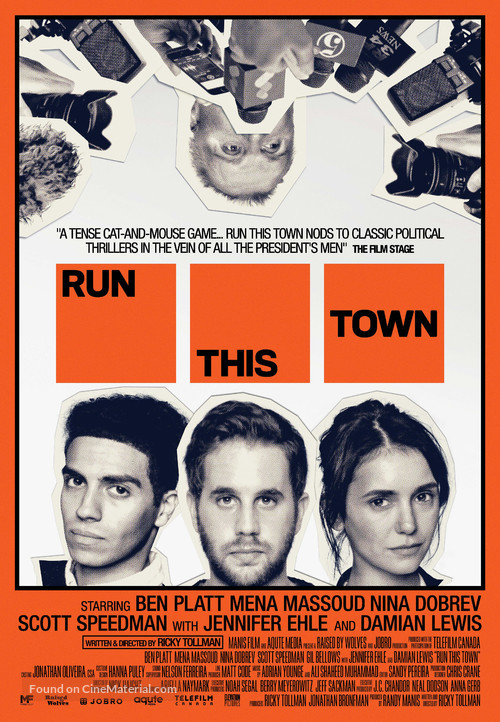 Run This Town - Canadian Movie Poster