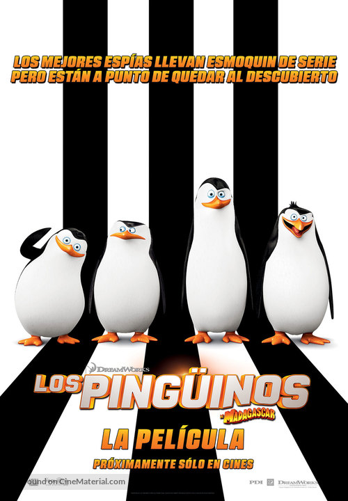 Penguins of Madagascar - Mexican Movie Poster
