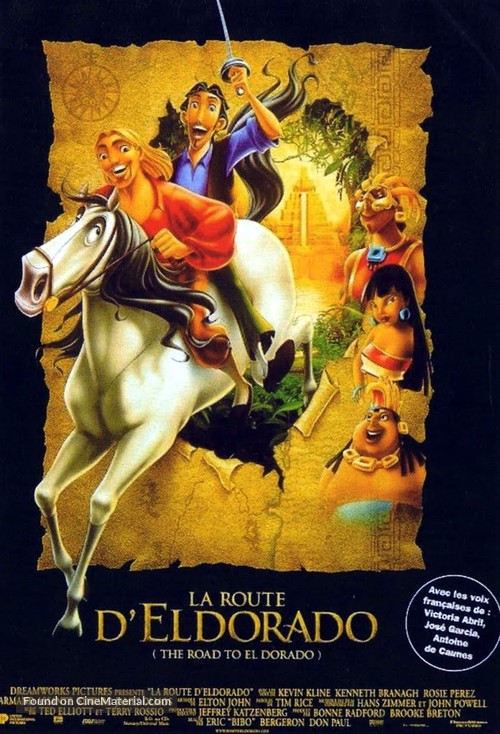 The Road to El Dorado - French Movie Poster