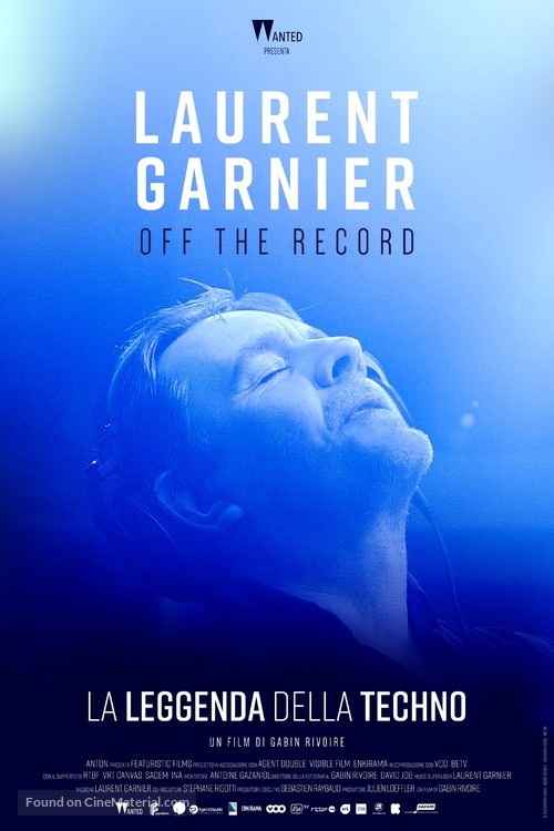 Laurent Garnier: Off the Record - Italian Movie Poster