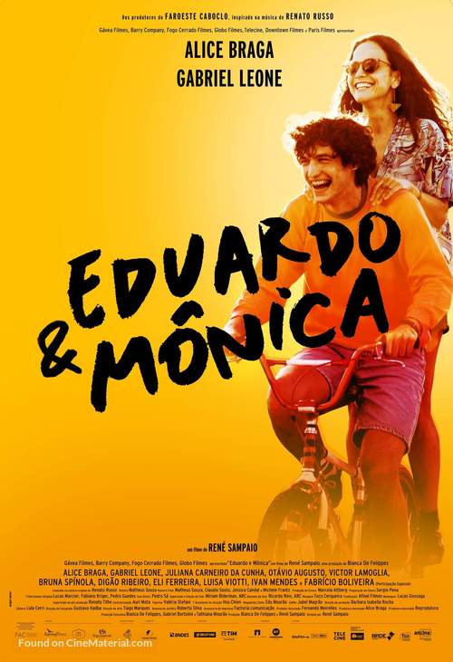 Eduardo e M&ocirc;nica - Brazilian Movie Poster