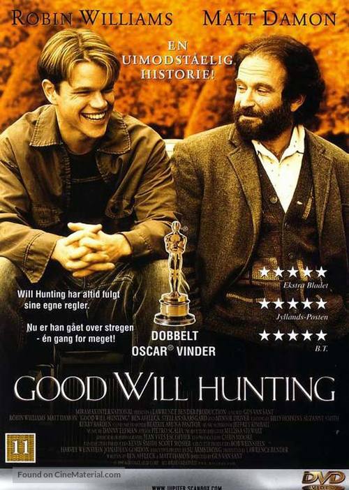 Good Will Hunting - Danish DVD movie cover