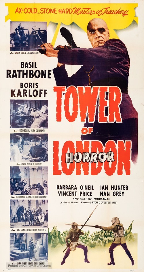 Tower of London - Re-release movie poster