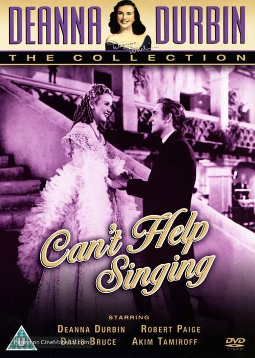 Can&#039;t Help Singing - British DVD movie cover