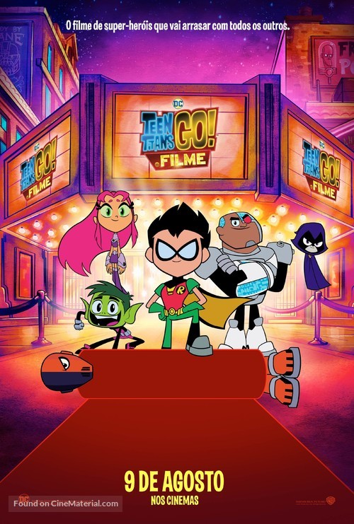 Teen Titans Go! To the Movies - Portuguese Movie Poster