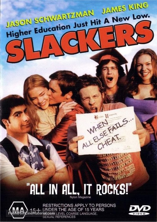 Slackers - Australian DVD movie cover