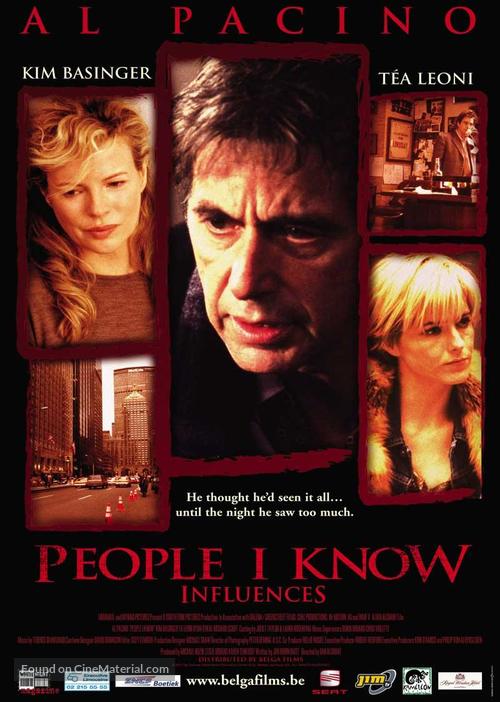 People I Know - Belgian Movie Poster