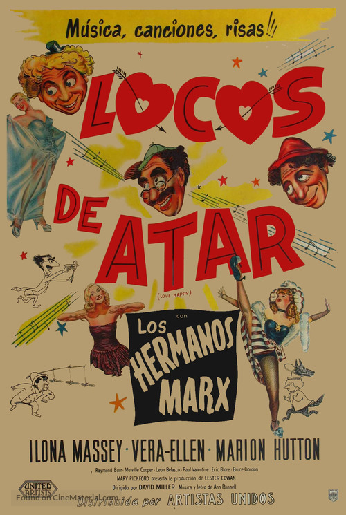 Love Happy - Argentinian Movie Poster