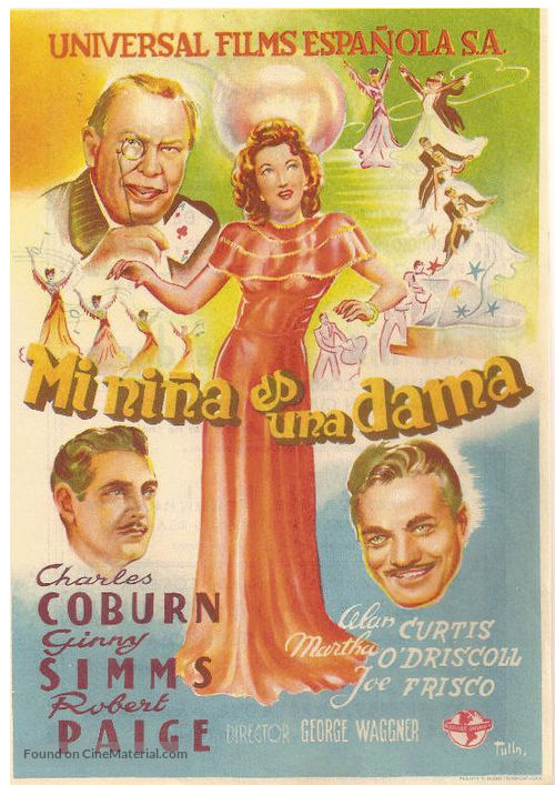 Shady Lady - Spanish Movie Poster