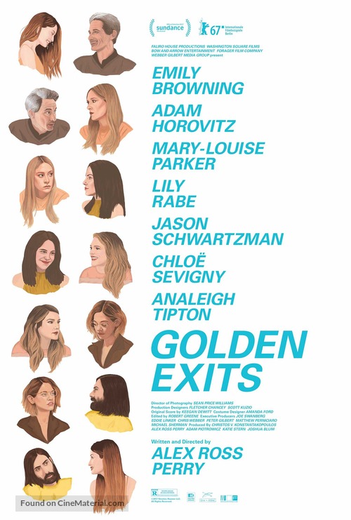 Golden Exits - Movie Poster