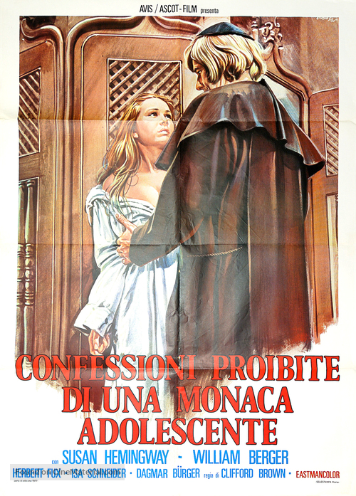 Die liebesbriefe einer portugiesischen Nonne - Italian Movie Poster