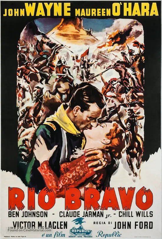 Rio Grande 1950 Italian Movie Poster Rio Grande 1950 Italian Movie Poster