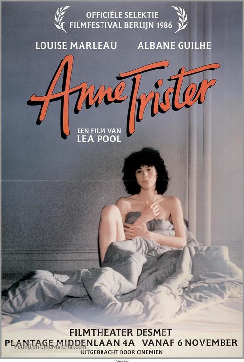 Anne Trister - Dutch Movie Poster