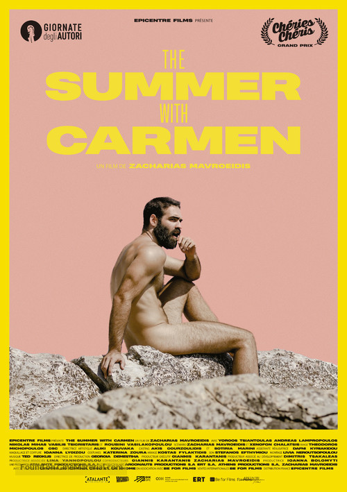 The Summer with Carmen - French Movie Poster