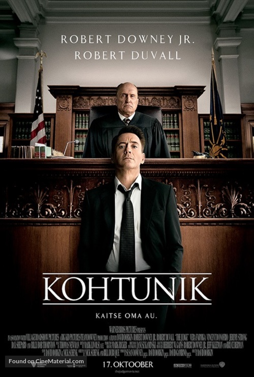 The Judge - Estonian Movie Poster