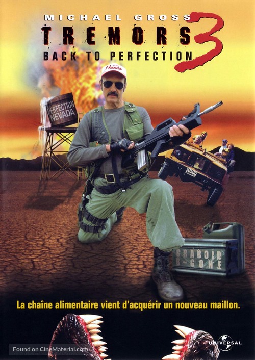 Tremors 3: Back to Perfection - French Movie Cover