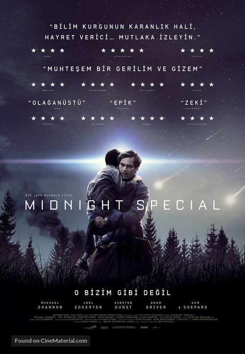 Midnight Special - Turkish Movie Poster