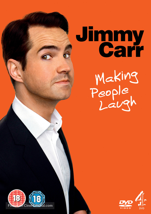 Jimmy Carr: Making People Laugh - British DVD movie cover