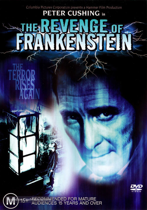 The Revenge of Frankenstein - Australian DVD movie cover