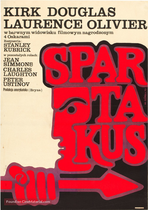Spartacus - Polish Movie Poster