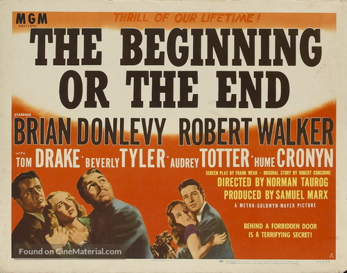 The Beginning or the End - Movie Poster