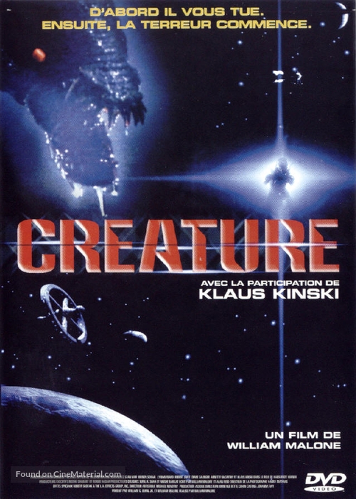 Creature - French DVD movie cover