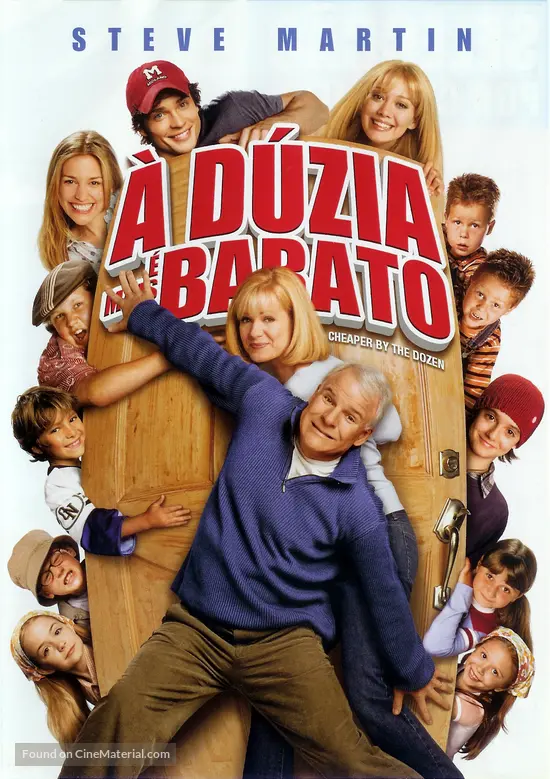 Cheaper by the Dozen - Portuguese DVD movie cover