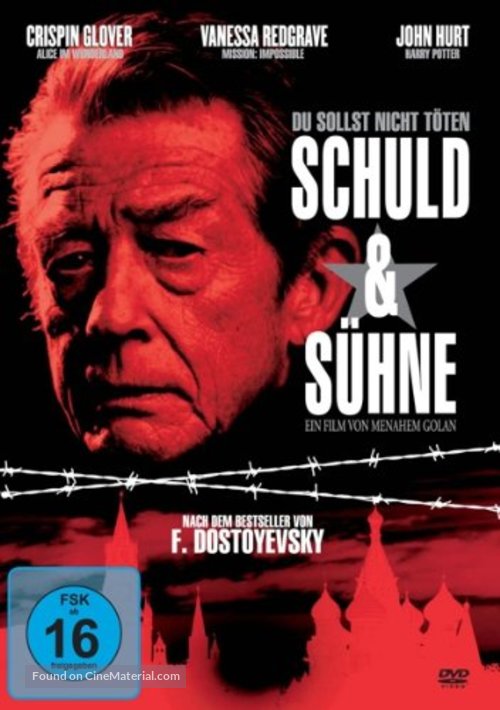 Crime and Punishment - German DVD movie cover