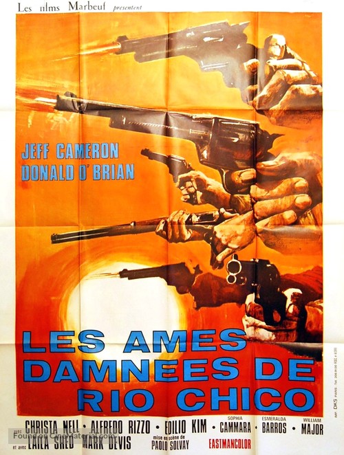 Quelle sporche anime dannate - French Movie Poster