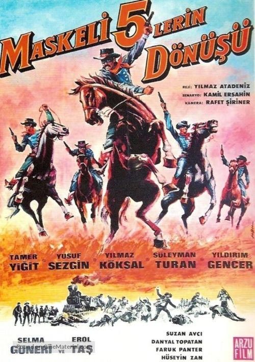 Maskeli Beslerin D&ouml;n&uuml;s&uuml; - Turkish Movie Poster