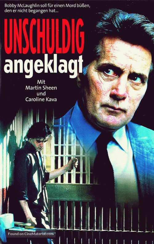 Guilty Until Proven Innocent - German VHS movie cover