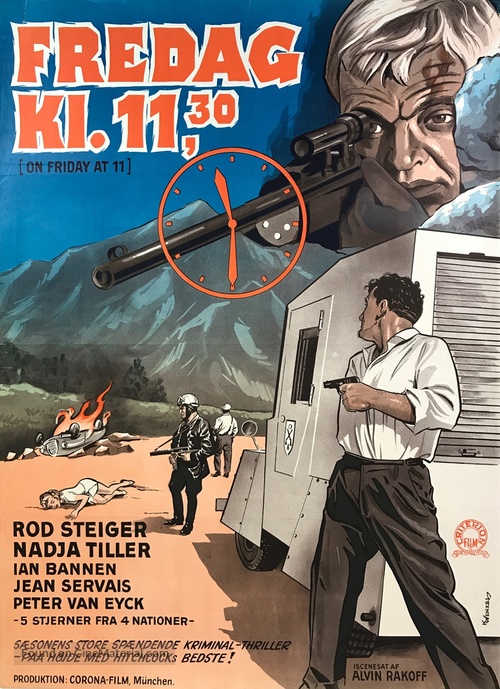 An einem Freitag um halb zw&ouml;lf - Danish Movie Poster