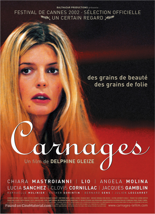 Carnages - Belgian Movie Poster