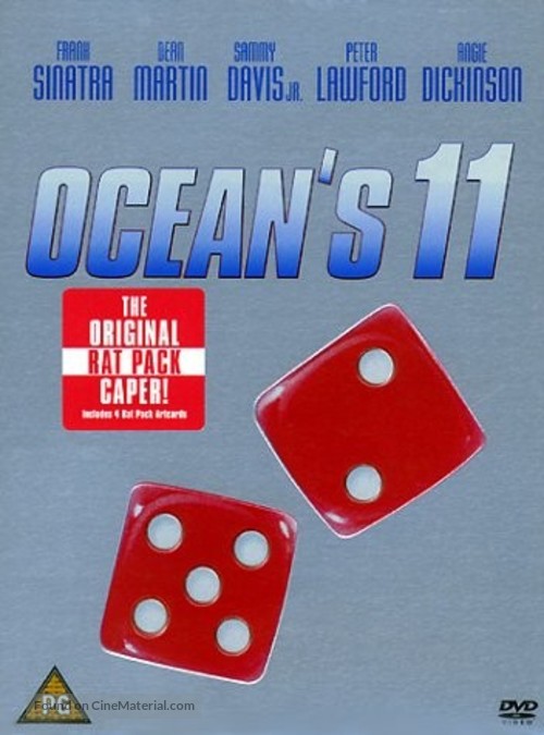 Ocean&#039;s Eleven - British DVD movie cover