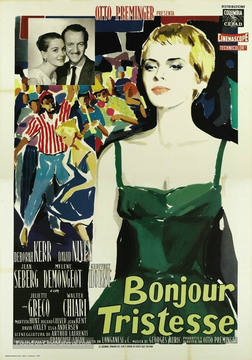 Bonjour tristesse - Italian Movie Poster