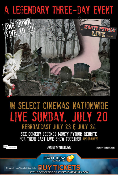 Monty Python Live (Mostly) - Movie Poster