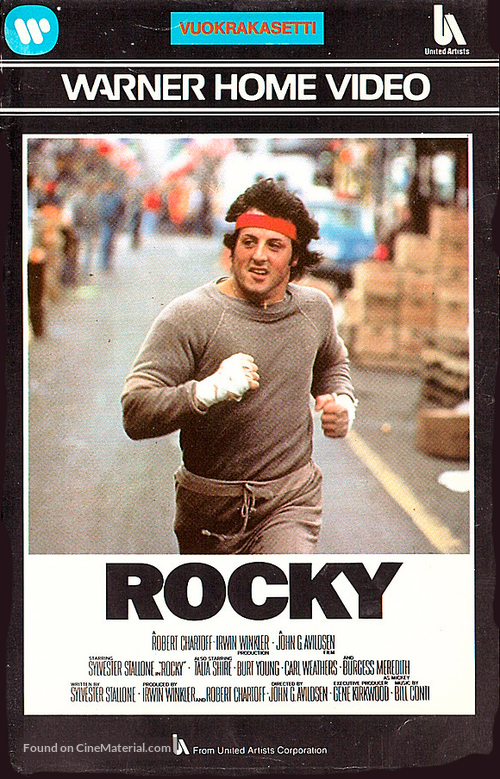 Rocky - Finnish VHS movie cover