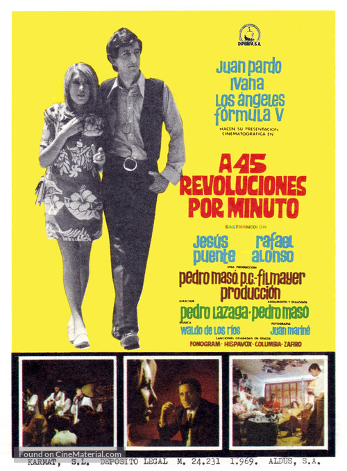 A 45 revoluciones por minuto - Spanish Movie Poster