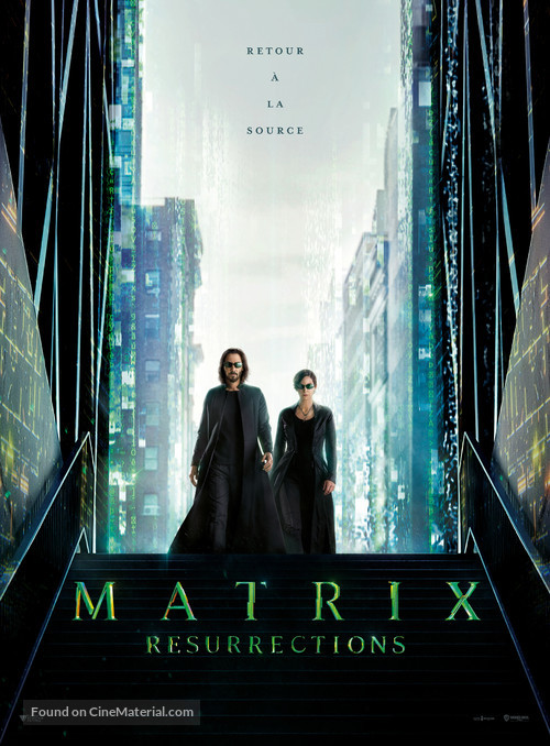 The Matrix Resurrections - French Movie Poster