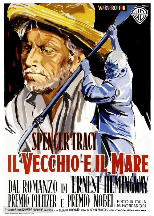 The Old Man and the Sea - Italian Movie Poster