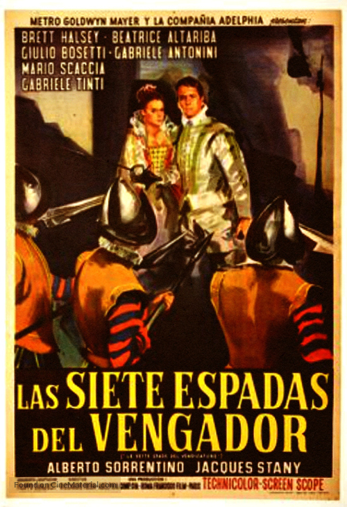 Le sette spade del vendicatore - Spanish Movie Poster