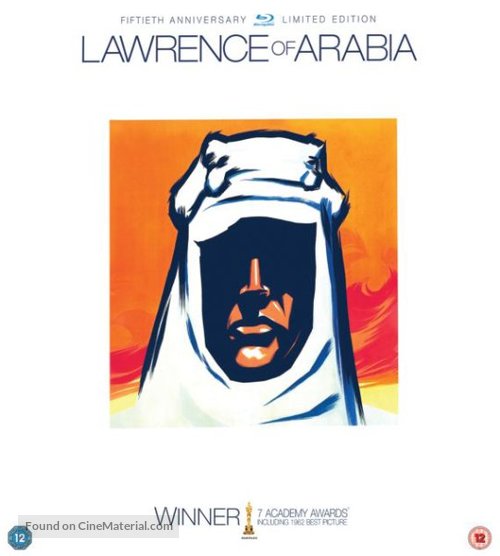 Lawrence of Arabia - British Blu-Ray movie cover