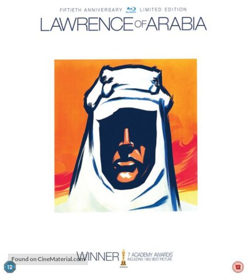 Lawrence of Arabia - British Blu-Ray movie cover